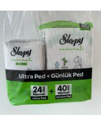 Sleepy Fırsat Paketi Ultra Ped + Günlük Ped  24 adet + 40 Adet